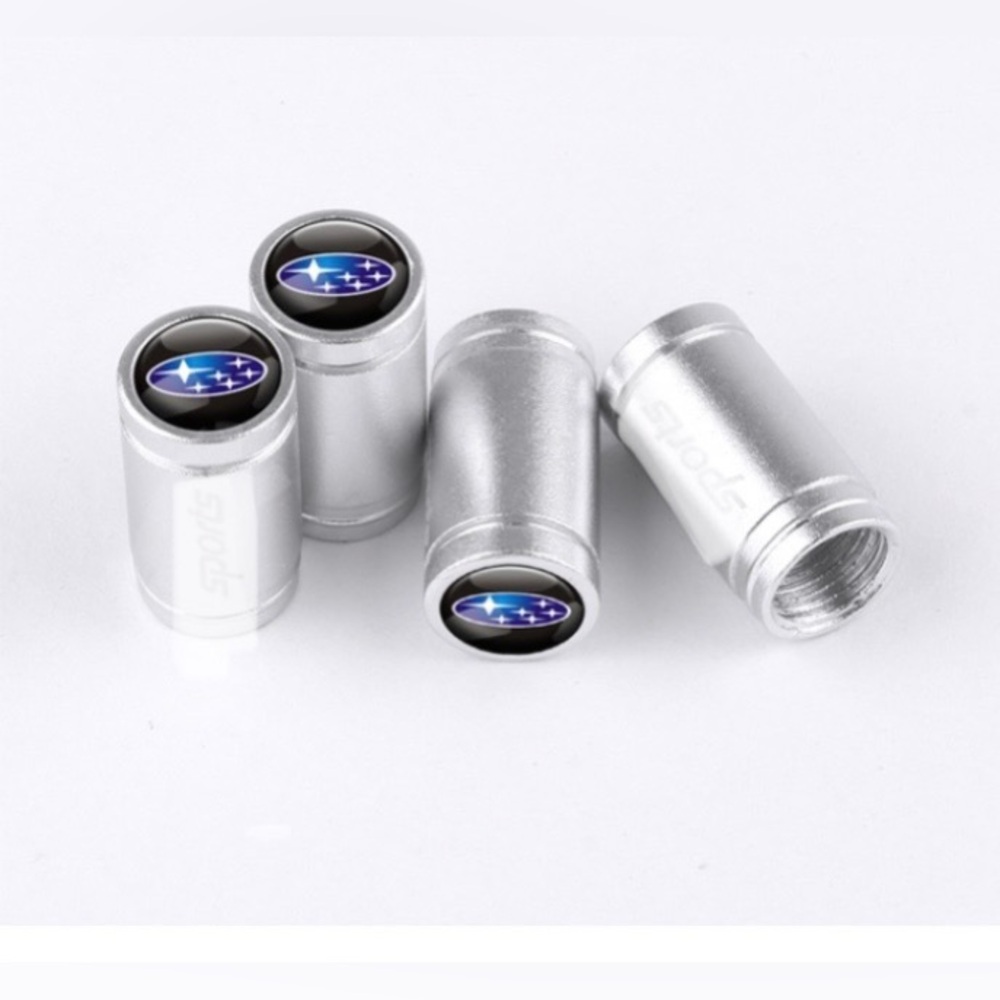Subaru tire valve stem caps set of 4